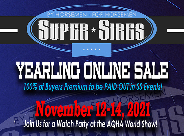 Super Sires Online Yearling Sale Nov. 12-14