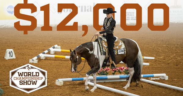$12,000 added For Trail Horses at 2022 APHA World Championship Show