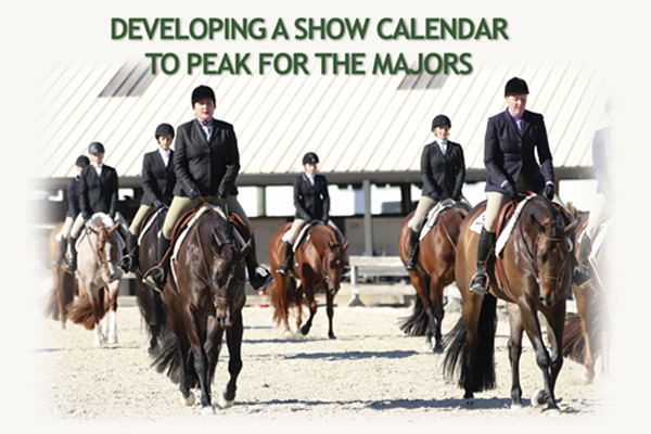 Developing a Show Calendar to Peak For the Majors