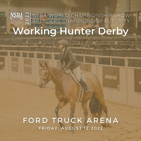 Watch the 2022 NSBA Working Hunter Derby on August 12th!