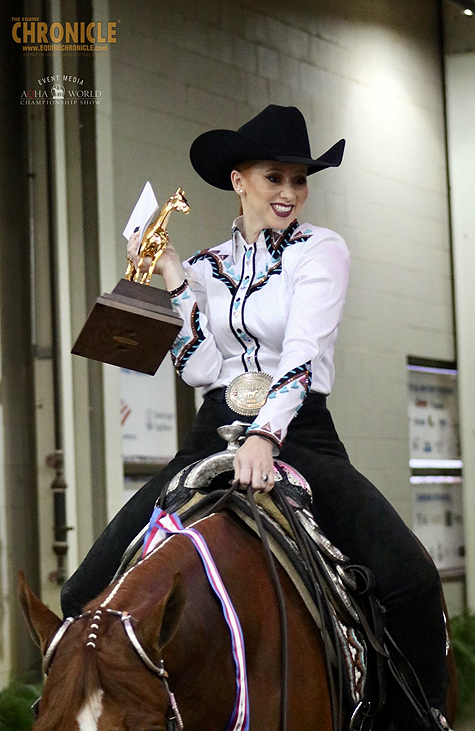 Sarah Lebcock and Willys Goodride Win L2 Western Pleasure at 2022 AQHA World