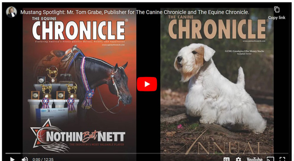 The Wired Mustang Interviews Tom Grabe, Publisher of The Equine Chronicle