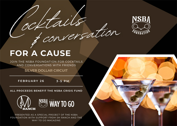 Join NSBA for Cocktails and Conversations at Silver Dollar Circuit