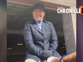 Rochelle Allen and Time For A Mechanic win L1 Amateur Walk Trot Equitation