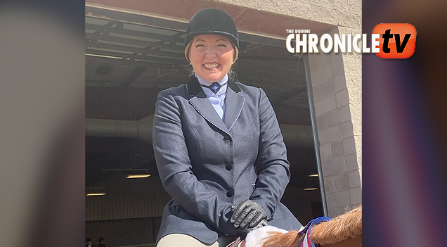 Rochelle Allen and Time For A Mechanic win L1 Amateur Walk Trot Equitation