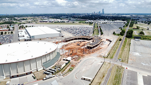 Construction of New Coliseum at Oklahoma State Fairgrounds Moving Rapidly