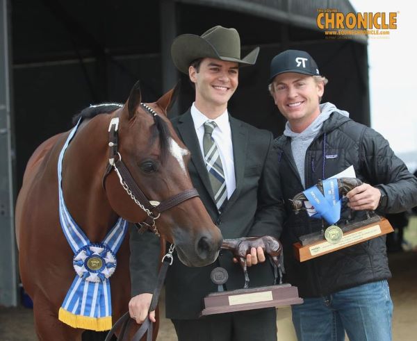 Eric Mendrysa and Never Sudden win first Congress Championship in Showmanship