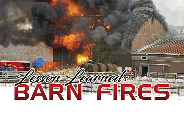 Lesson Learned: Barn Fires