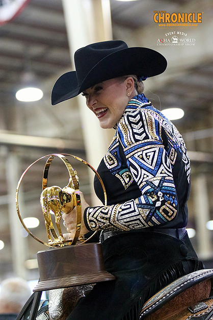 April Gentry and Hez Simply Western win L3 Select Horsemanship