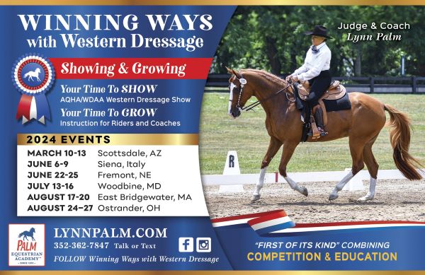 Winning Ways with Western Dressage to Host Six Winning Weekends in 2024