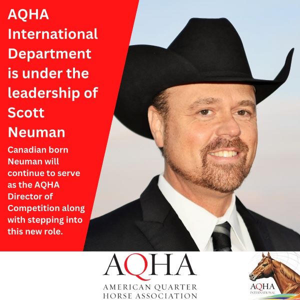 AQHA International Department Under the Leadership of Scott Neuman