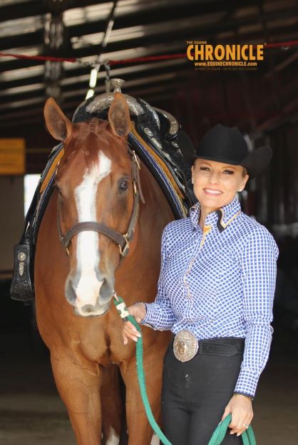 Angela Fox and Makin Me Happy win L1 Junior Western Riding at Sun Circuit