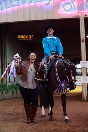 Jiminy Cricket and Anthony Montes win 2024 AQHA 3 YO Versatility