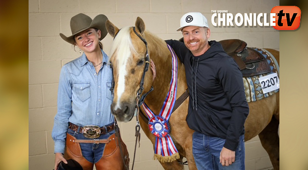 Virginia Meador and Shyne On Me cinch their second L1 Ranch Championship