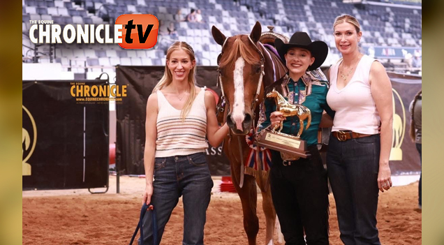 Ady Kallay wins First Gold Globe in Western Riding with The Batchelor