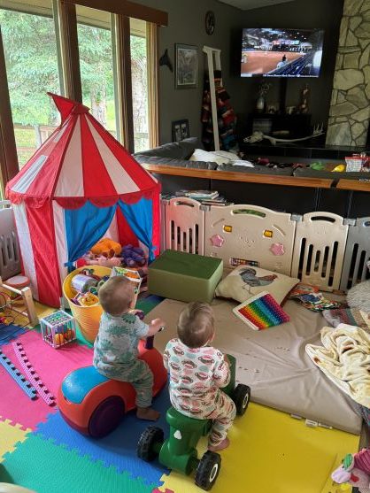 EC Photo of the Day – Watching NSBA from Home with Bridgett Benedict’s Twins