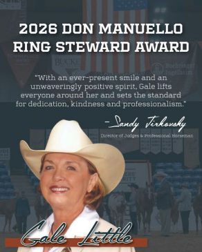 Gale Little wins 2026 Don Manuello Ring Steward Award